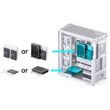 Case JONSBO D400 White – ATX| Kính Cường Lực| Tản Nhiệt Tốt